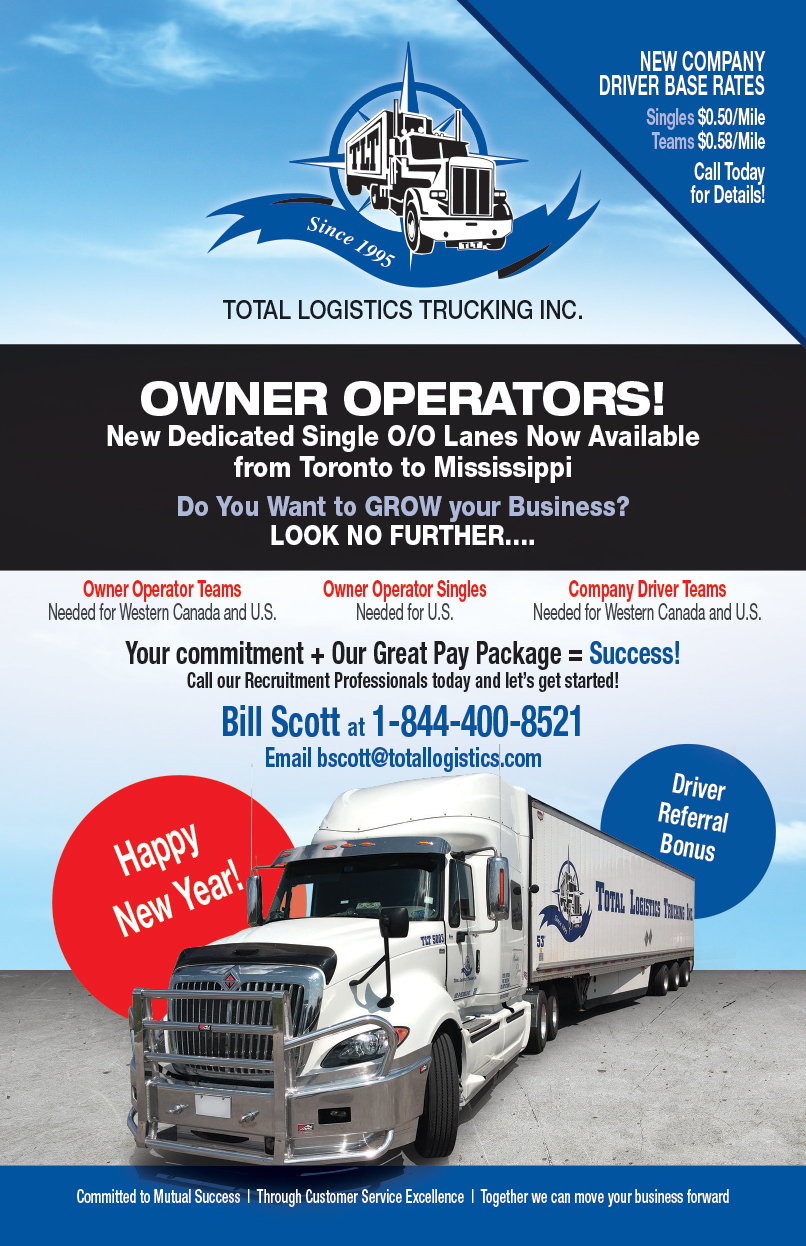 Total Logistics Trucking Inc. - Over The RoadOver The Road